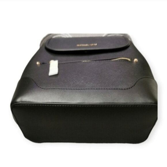 NWT Michael Kors Black Saffiano Leather Tech Friendly Backpack - Picture 6 of 13